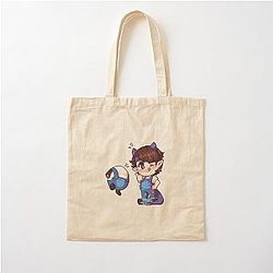 Bobby QSMP Sticker Cotton Tote Bag