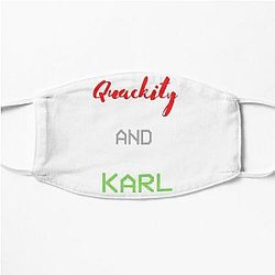 Quackity Face Masks - Quackity and Karl Flat Mask RB2905