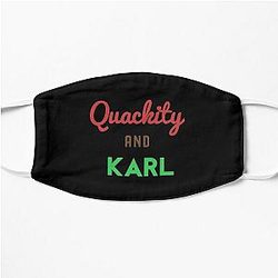 Quackity Face Masks - Quackity And Karl  Flat Mask RB2905