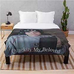 Quackity Bedding Sets - Quackity my beloved Throw Blanket RB2905