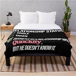 Quackity Bedding Sets - Relationship with Quackity Throw Blanket RB2905