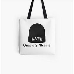 Quackity Bags - Quackity Beanie  All Over Print Tote Bag RB2905