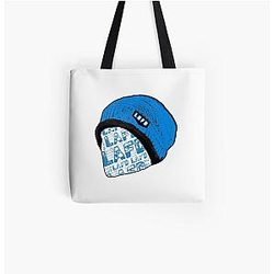 Quackity Bags - Quackity Beanie All Over Print Tote Bag RB2905