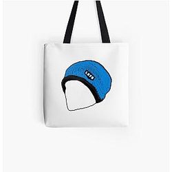 Quackity Bags - Quackity Beanie All Over Print Tote Bag RB2905