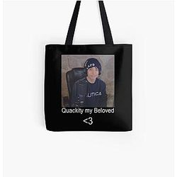 Quackity Bags - Quackity my beloved All Over Print Tote Bag RB2905