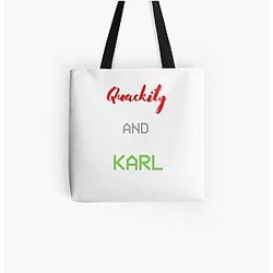 Quackity Bags - Quackity and Karl All Over Print Tote Bag RB2905