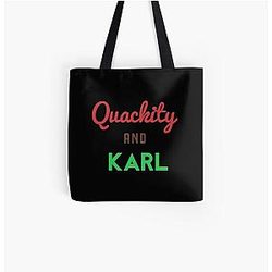 Quackity Bags - Quackity And Karl  All Over Print Tote Bag RB2905