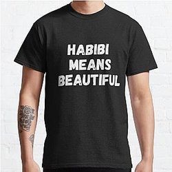 Quackity T-Shirts - Habibi Means Beautiful - Quackity Beanie - Bold White  Classic T-Shirt RB2905