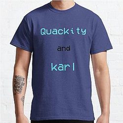 Quackity T-Shirts - Quackity and Karl Classic T-Shirt RB2905
