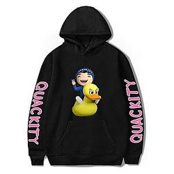 Quackity Hoodies - Quackity Funny Printing Design Pullover Hoodie