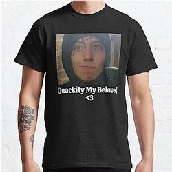 Quackity T-Shirts - Quackity My Beloved Karl (BEST QUALITY) Classic T-Shirt RB2905