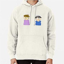Quackity Hoodies - Quackity and Karl animation Pullover Hoodie RB2905