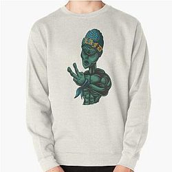 Quackity Sweatshirts - Quackity beanie Pullover Sweatshirt RB2905