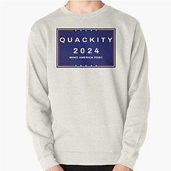 Quackity Sweatshirts - Quackity Beanie Pullover Sweatshirt RB2905