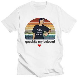 Quackity T-shirts - My Beloved Vintage Oversized Casual T-shirt