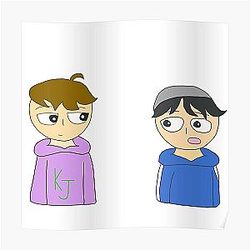 Quackity Posters - Quackity and Karl animation Poster RB2905