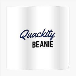 Quackity Posters - Quackity Beanie Poster RB2905