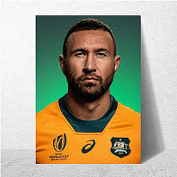 Playmaker Leader Quade Cooper Posters