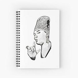 90s Hip Hop Premium Series Spiral Notebook Queen Latifah