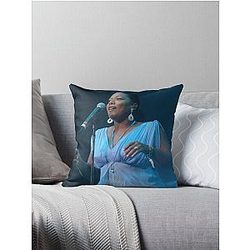 Queen Latifah Photograph Throw Pillow