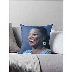 Queen Latifah Photograph Throw Pillow