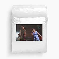 Erykah Badu and Queen Latifah Photograph Duvet Cover