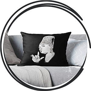 Queen Latifah Pillows Cover