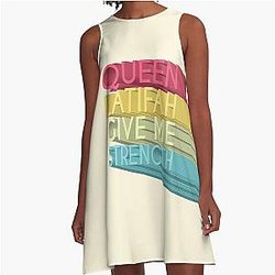 Queen Latifah A-Line Dress