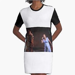 Erykah Badu and Queen Latifah - Photograph T-Shirt Dress