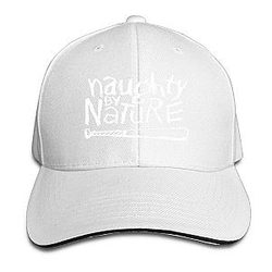 Summer Sandwich Bill Cap Naughty by Nature Queen Latifah Trucker Hats White