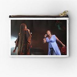 Erykah Badu and Queen Latifah Photograph Pouch
