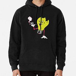 Bulby Queens Of The Stone Age Sticker Pullover Hoodie RB1911