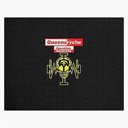 Queensryche Retro T-Shirt Classic Guys Unisex Tee Classic T-Shirt Jigsaw Puzzle