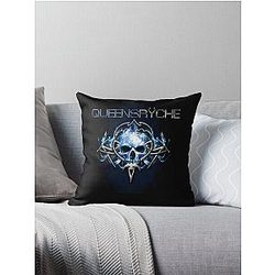 QUEENSRYCHE MUSIC 7 Logo Throw Pillow