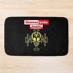 Queensryche Retro T-Shirt Classic Guys Unisex Tee Classic T-Shirt Bath Mat