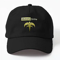 queensryche bandrock metal logo Dad Hat