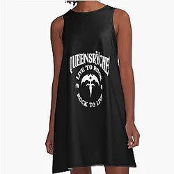 of Queensryche band A-Line Dress