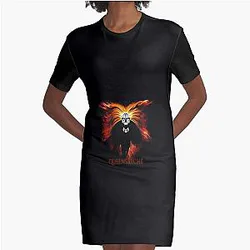 Queensryche Band Graphic T-Shirt Dress