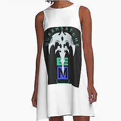 queensryche band Long  A-Line Dress