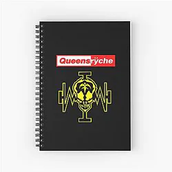 Queensryche band Spiral Notebook