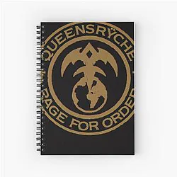 queensryche Spiral Notebook