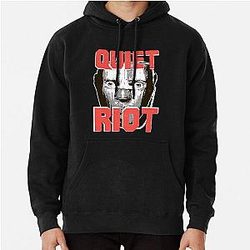 Vintage Quiet Riot metal health TeRRiFieD poster Pullover Hoodie