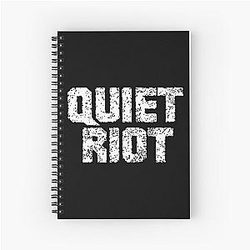 Quiet Riot Spiral Notebook
