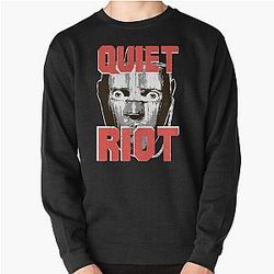 Vintage Quiet Riot metal health TeRRiFieD poster Pullover Sweatshirt