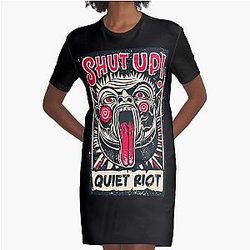 Quiet Riot Graphic T-Shirt Dress