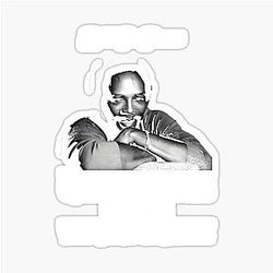 Vintage Black White Quincy Jones 1933-2024 Sticker