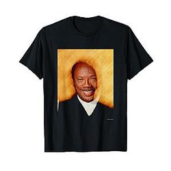 Thriller Producer Quincy Jones by Michael Grecco T-Shirt