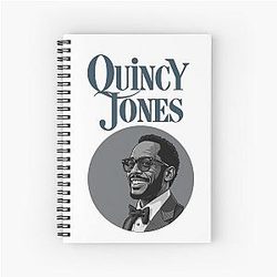 Quincy Jones Cultural Architect Spiral Notebook
