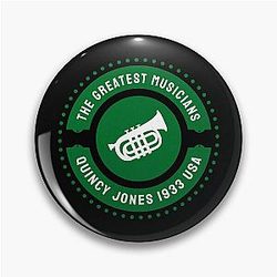 Quincy Jones USA 1933 Music Pin