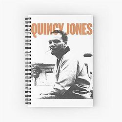 Vintage Quincy Jones Spiral Notebook